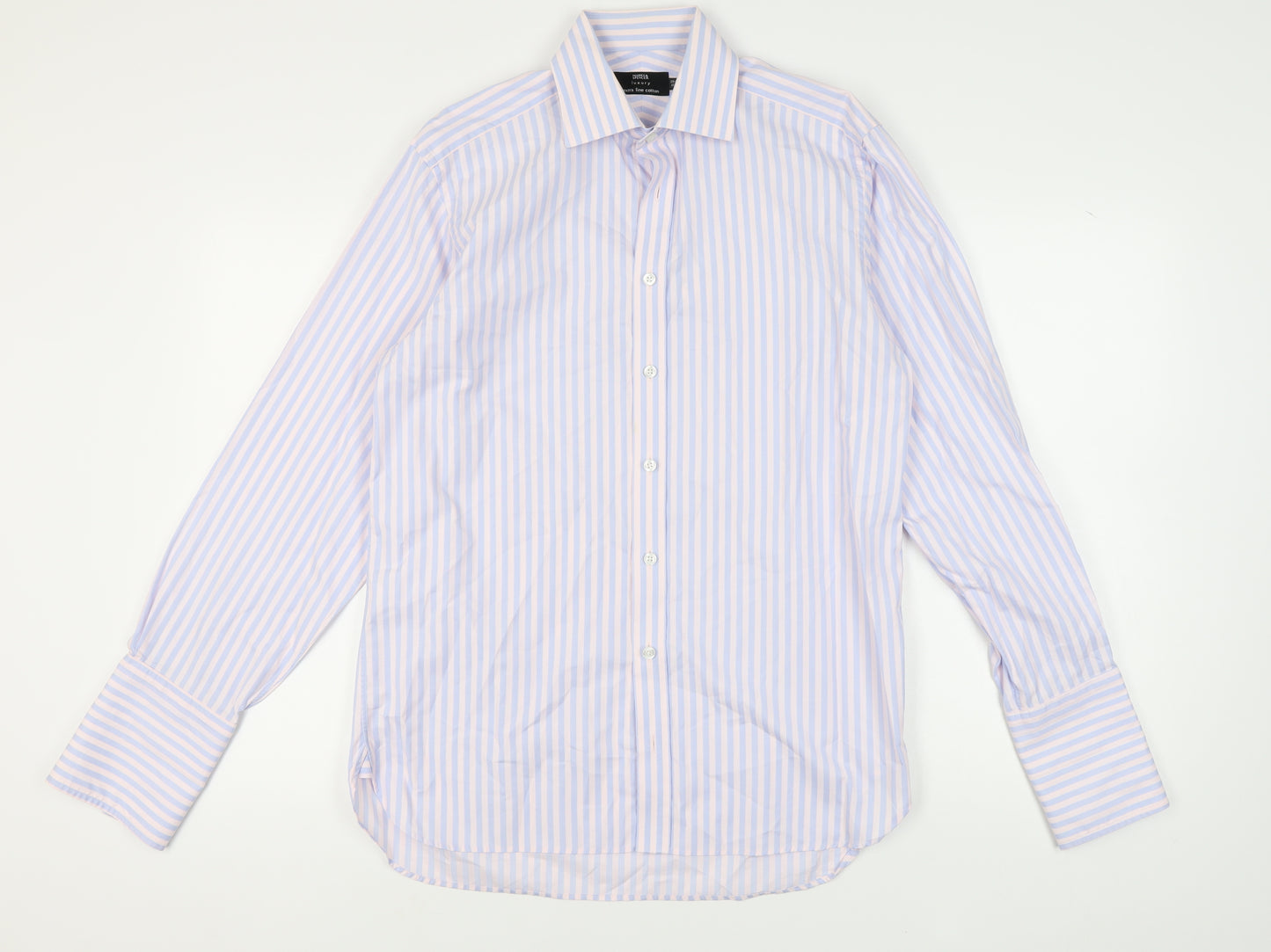 Marks and Spencer Men's Multicoloured Striped Dress Shirt