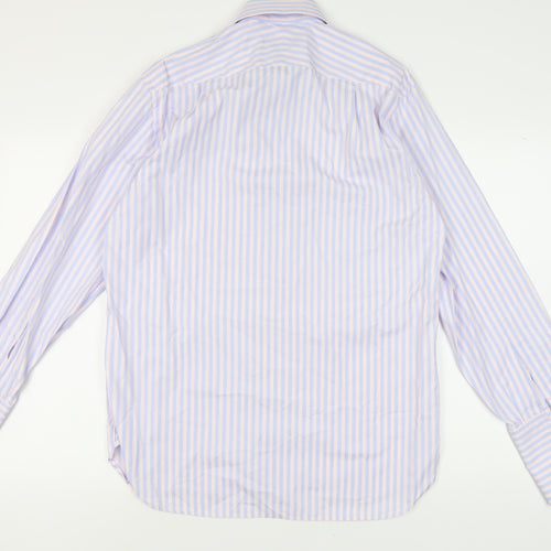Marks and Spencer Men's Multicoloured Striped Dress Shirt