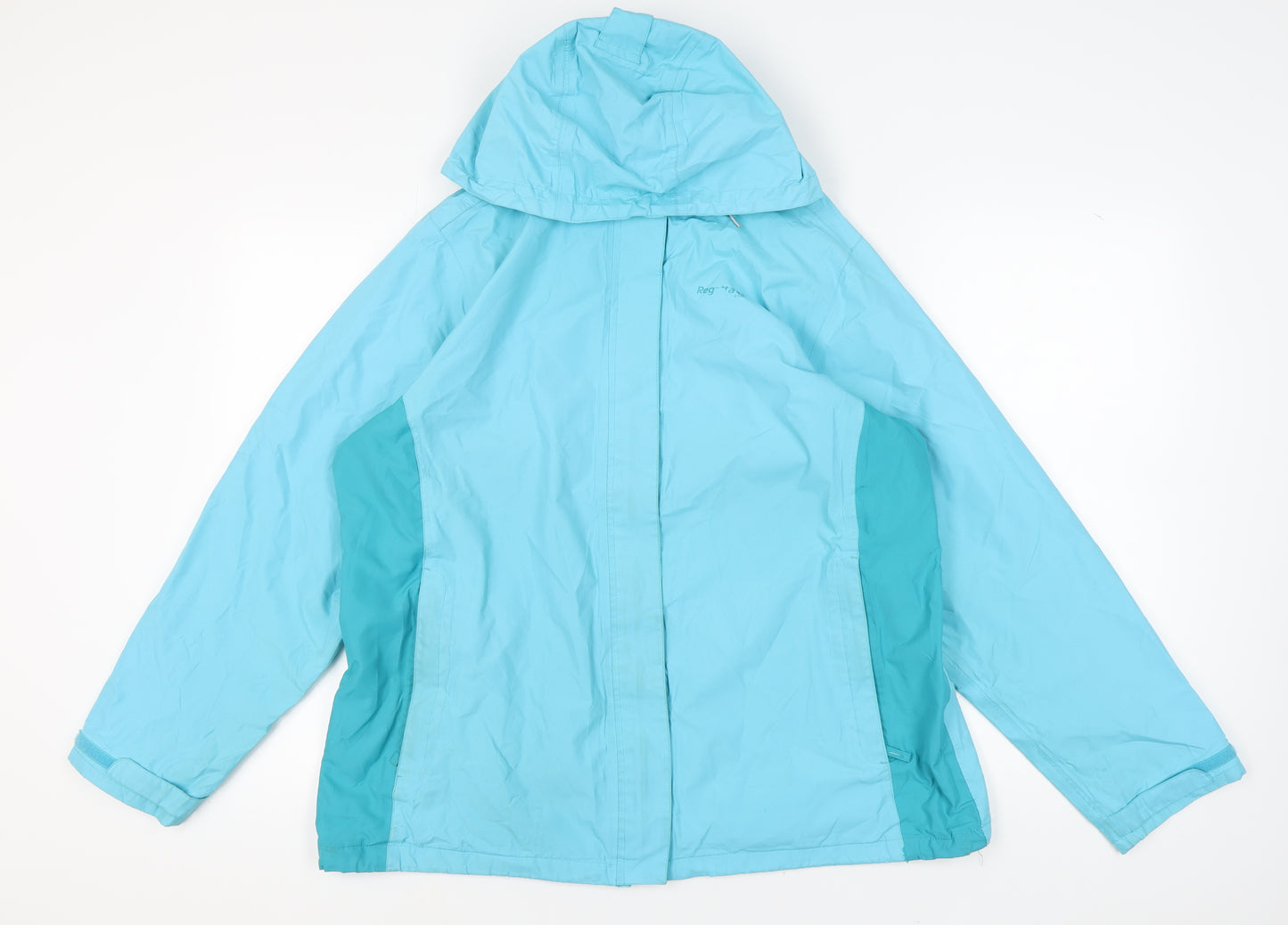 Regatta Women's Blue Waterproof Rain Coat Size 20