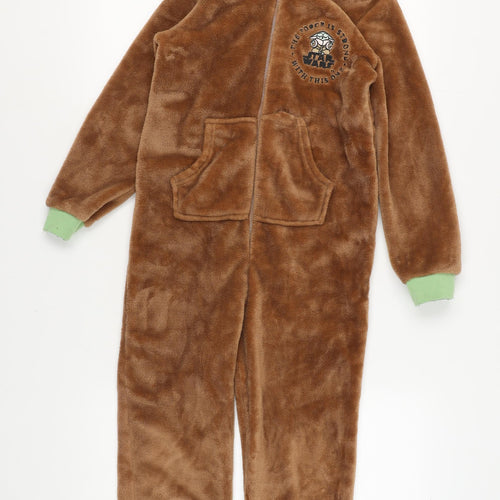 Star Wars Girls Brown Fleece One Piece, 9 Years, Hooded