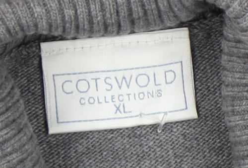Cotswold Collections Women's Grey XL Roll Neck Jumper