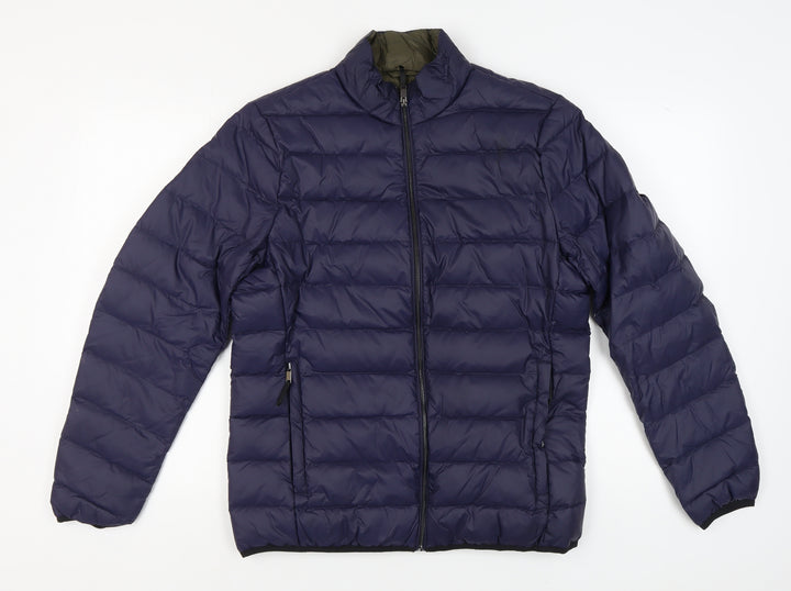 Guards London Men's Blue Regular Puffer Jacket 40