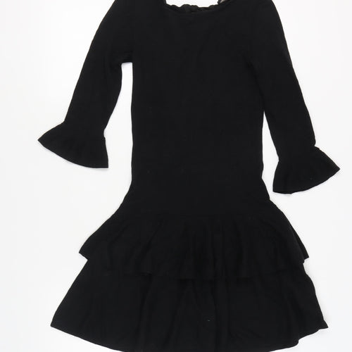 Coast Black Dress - UK 8, Long Sleeve, Elegant Style