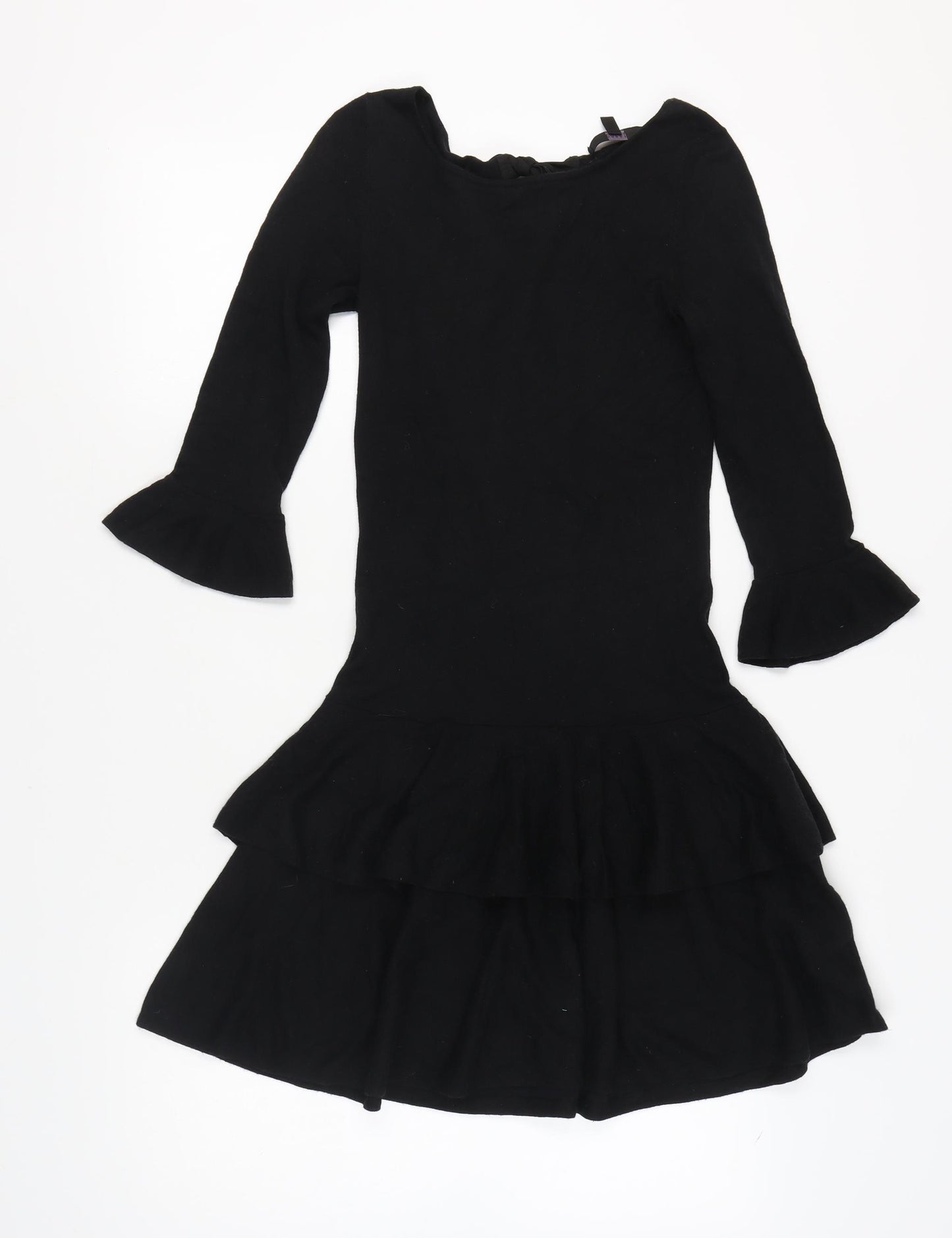 Coast Black Dress - UK 8, Long Sleeve, Elegant Style