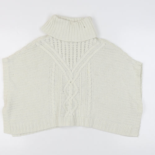 GAP Girls Ivory Cape Knit Sleeveless Jumper, Size S