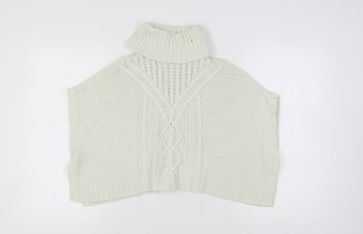 GAP Girls Ivory Cape Knit Sleeveless Jumper, Size S