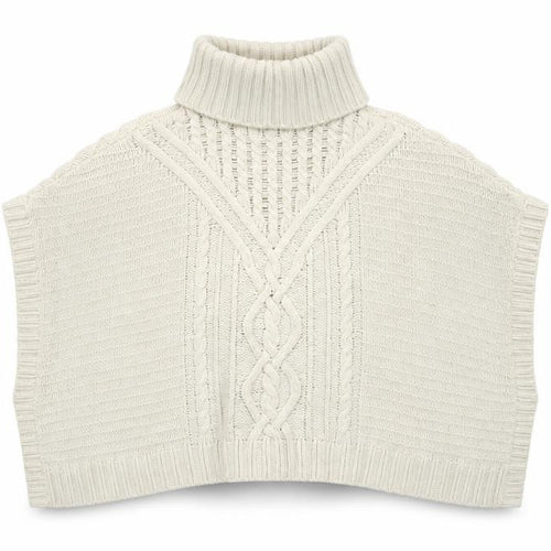 GAP Girls Ivory Cape Knit Sleeveless Jumper, Size S