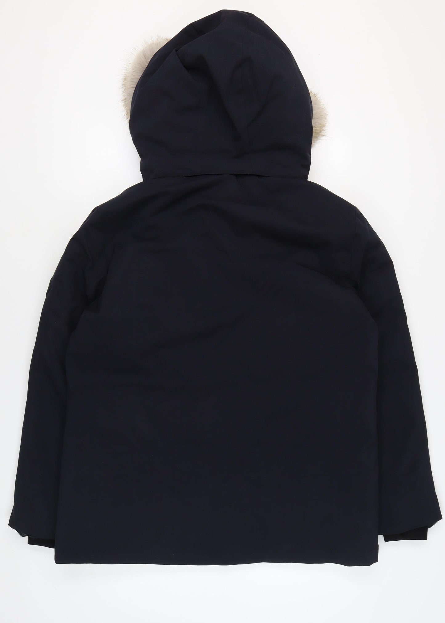 Guards London Men's Blue Parka Coat 42 Regular Hooded