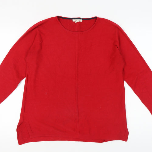 White Stuff Women's Red Pullover Jumper Size 12