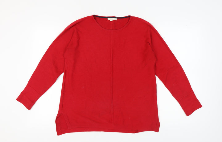 White Stuff Women's Red Pullover Jumper Size 12
