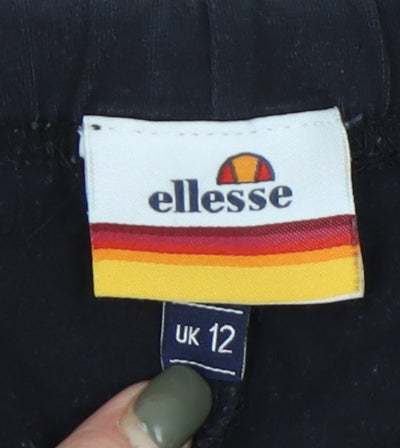 Ellesse Women's Black Size 12 Logo Leggings
