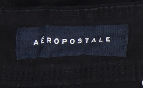 Aéropostale Men's Black Chino Shorts - Size 34
