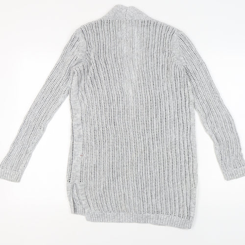 GAP Women’s Grey Open-Knit Open Front Cardigan S