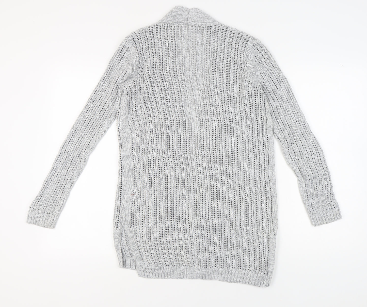 GAP Women’s Grey Open-Knit Open Front Cardigan S