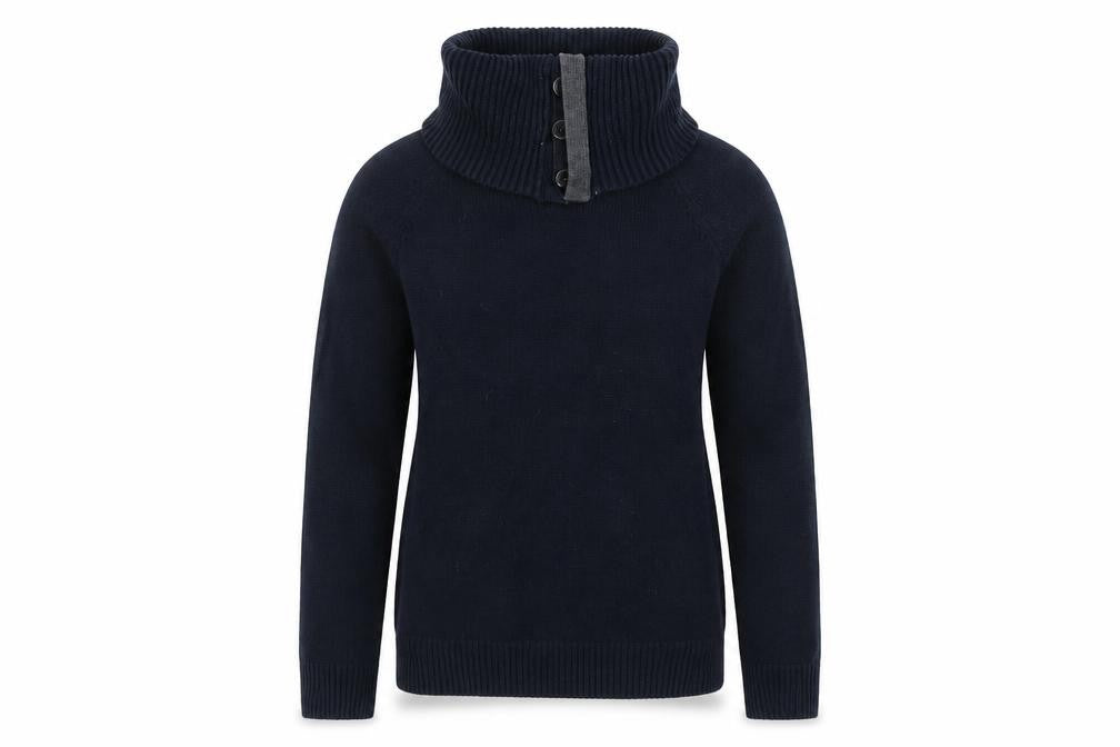 Front view of Gap Women's Black Cowl Neck jumper S