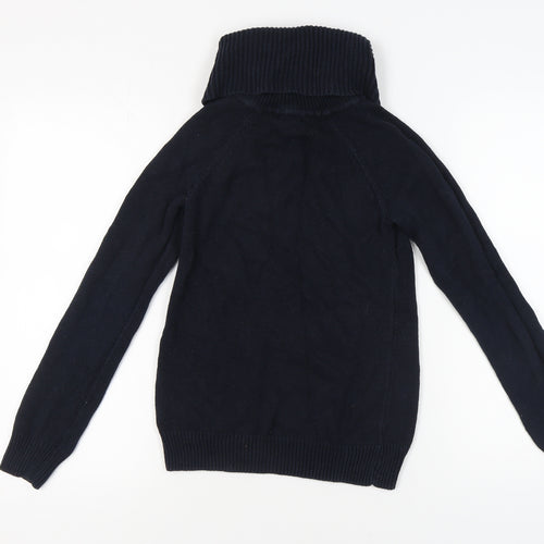Gap Women's Black Cowl Neck Pullover Jumper S
