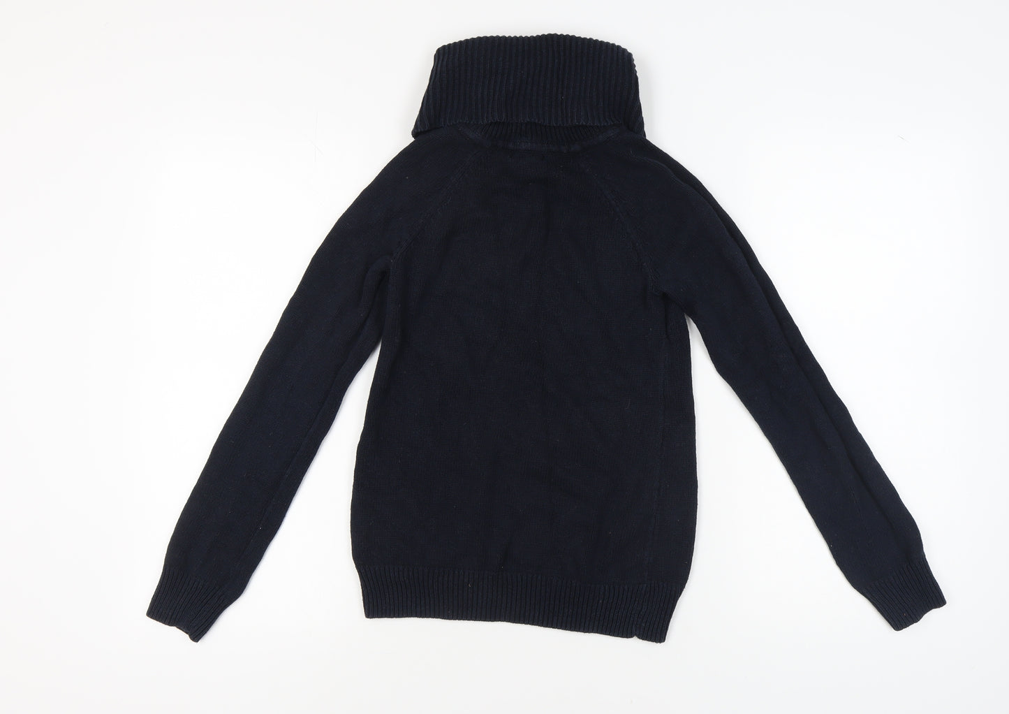 Gap Women's Black Cowl Neck Pullover Jumper S