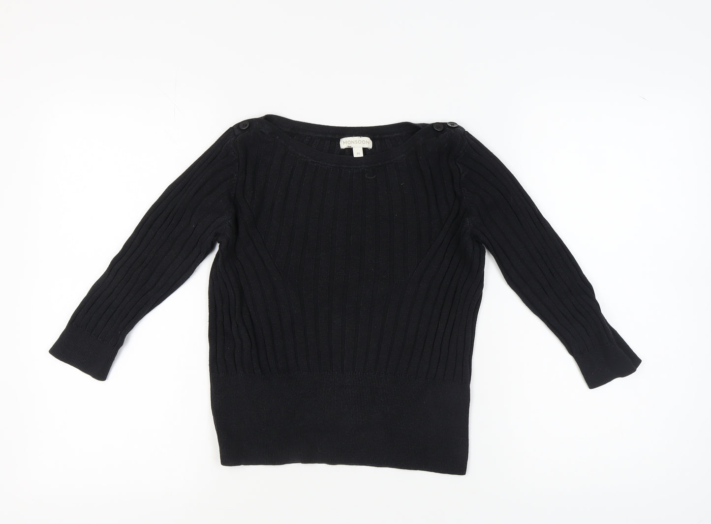 Monsoon Women's Black Pullover Jumper Size M