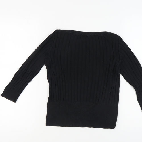 Monsoon Women's Black Pullover Jumper Size M