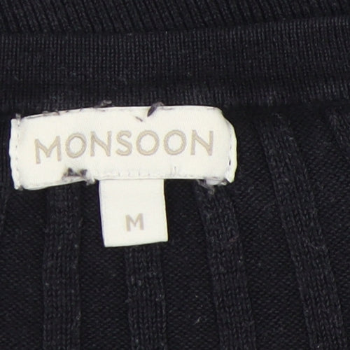 Monsoon Women's Black Pullover Jumper Size M