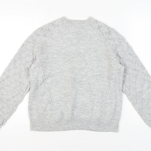 Oasis Women's Grey Pullover Jumper L