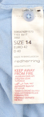 Red Herring Women's Blue Cardigan Size 14