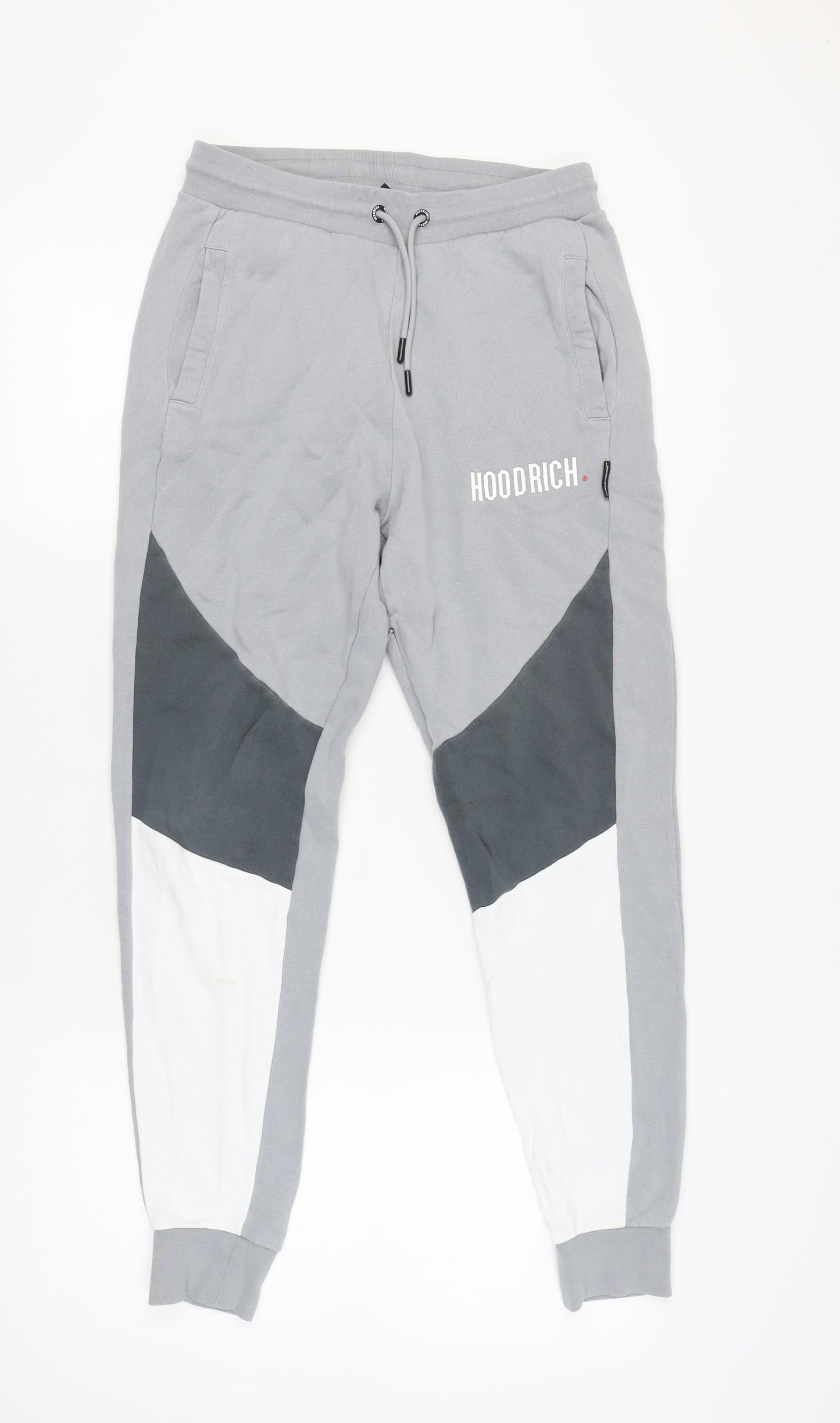 Hoodrich Men's Grey Jogger Trousers - Small, Stylish & Comfy