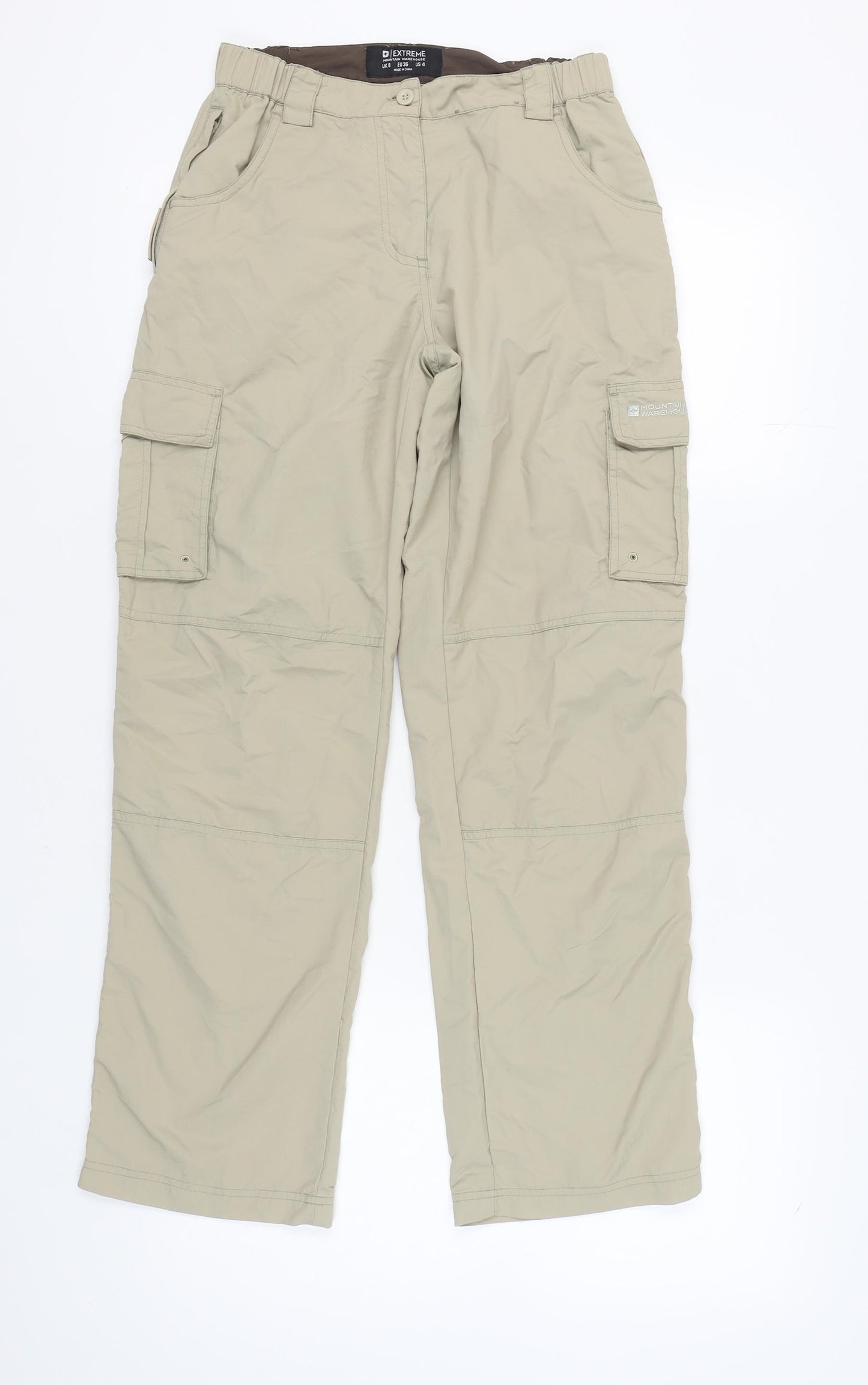 Mountain Warehouse Women’s Beige Cargo Trousers Size 8