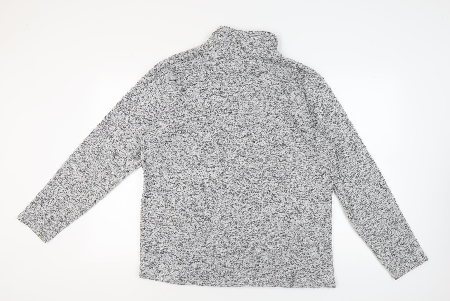Atlas for Men Grey 1/4 Zip Sweatshirt - L