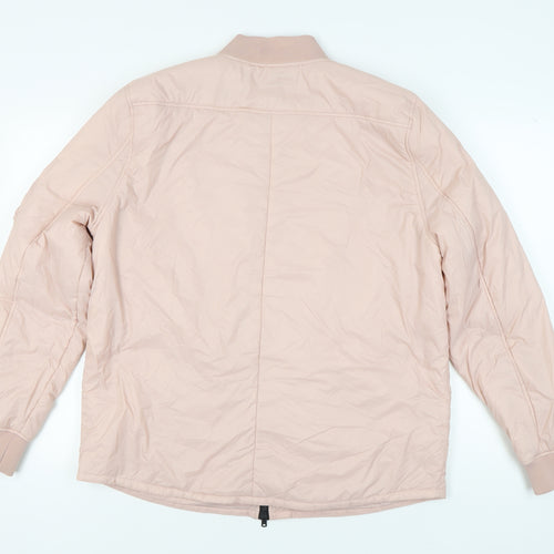 Topman Men's Pink Bomber Jacket L Casual Nylon 40-42"