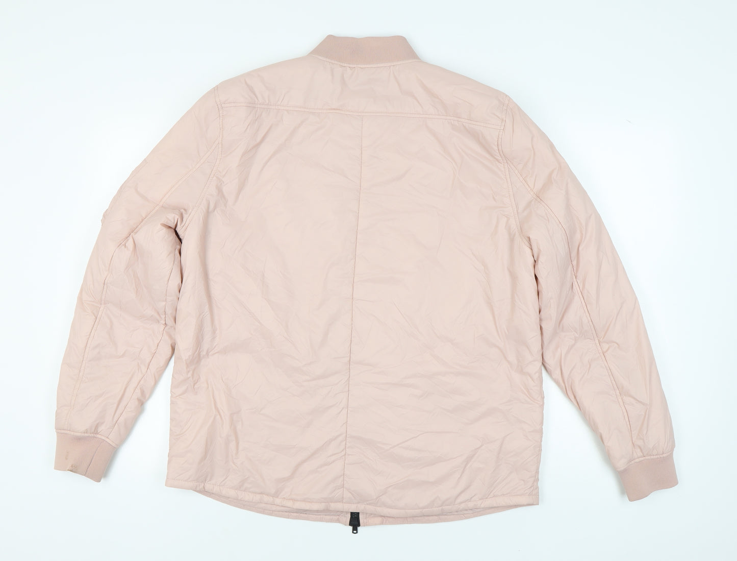 Topman Men's Pink Bomber Jacket L Casual Nylon 40-42"