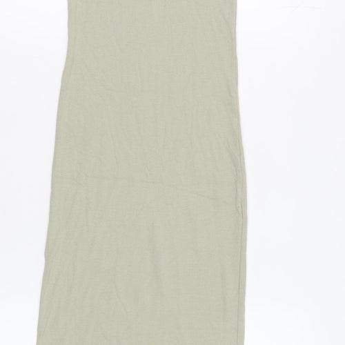 Weekday Women's Green Long Tank Dress Size S