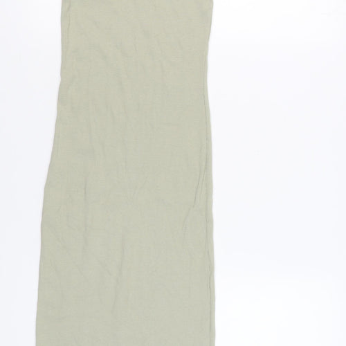 Weekday Women's Green Long Tank Dress Size S