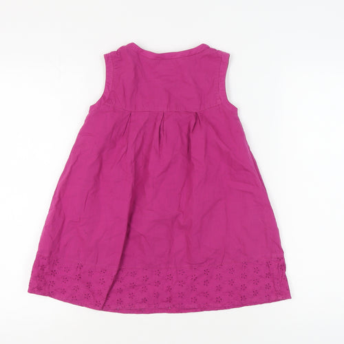 Mini Mode Girls Pink Sleeveless Dress 5-6 Years