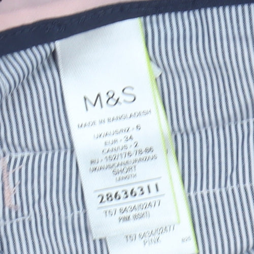 Marks and Spencer Women's Pink Trousers Size 6
