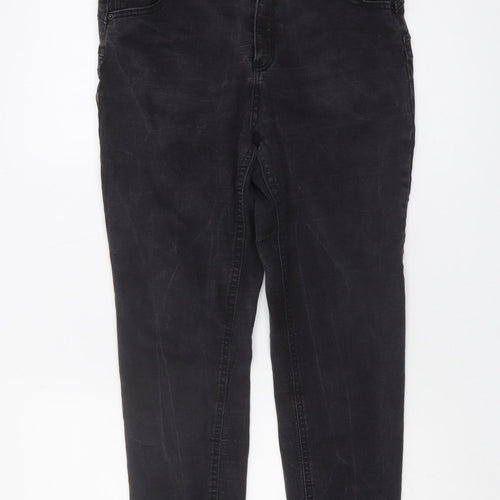 Pull&Bear Women's Black Jeans Size 18 Regular Fit