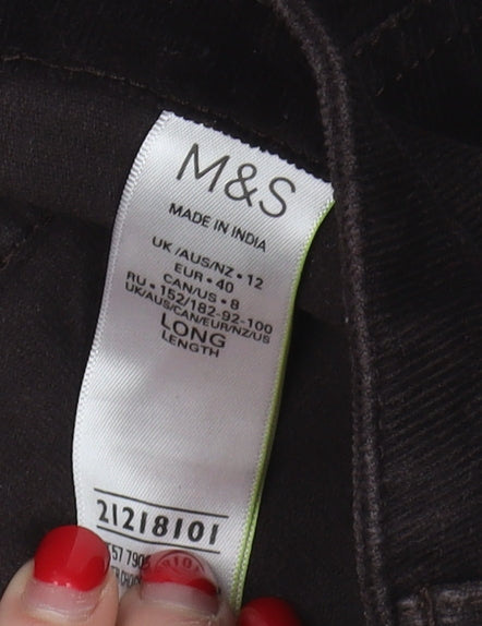 Marks and Spencer Women's Brown Corduroy Trousers