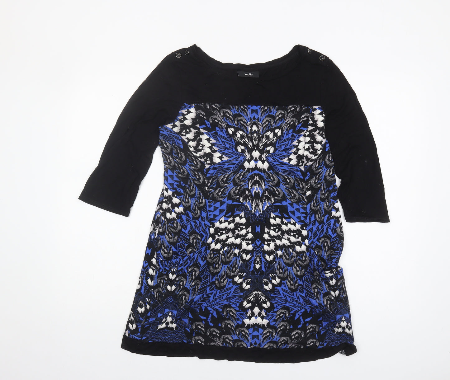 Wallis Women's Multicoloured Tunic, M, Geometric Style