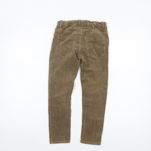 Next Boys Brown Corduroy Trousers 8 Years Regular Fit