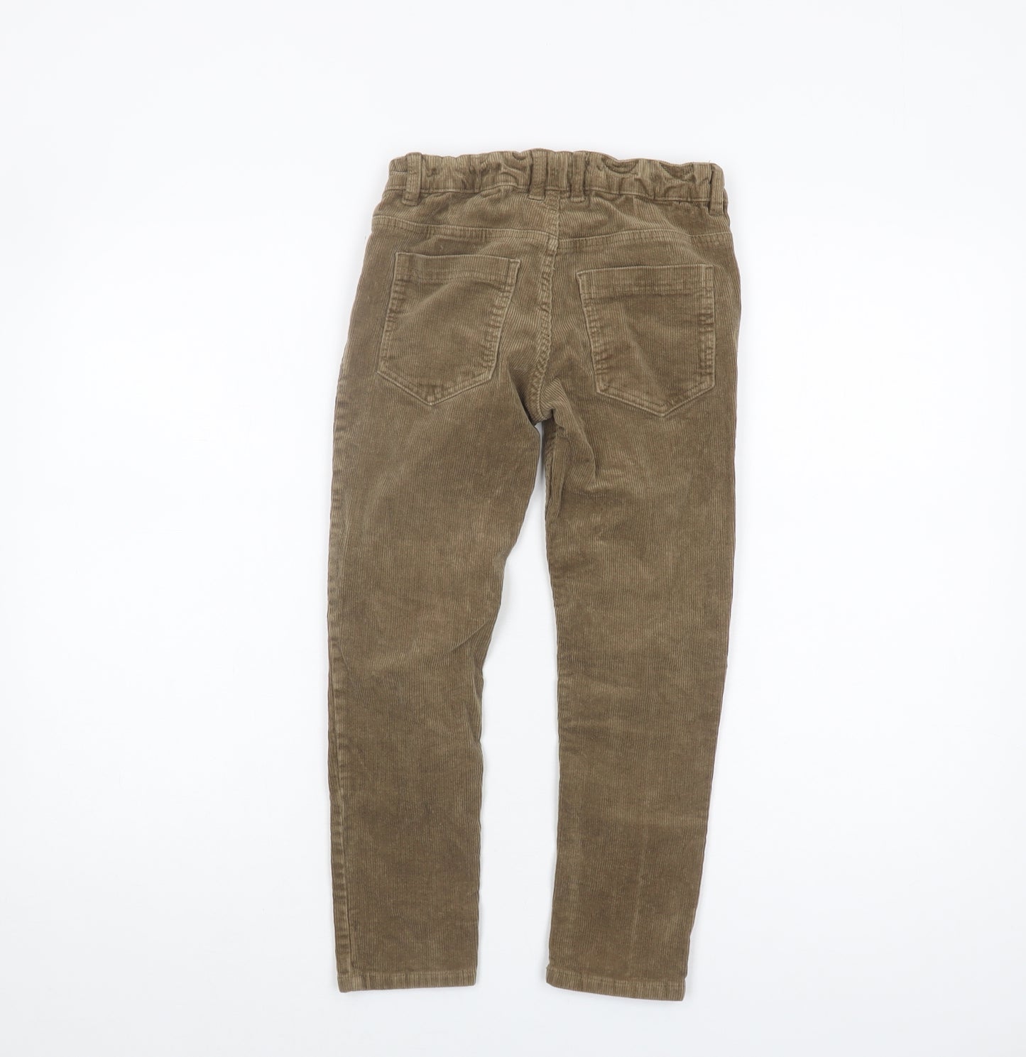 Next Boys Brown Corduroy Trousers 8 Years Regular Fit