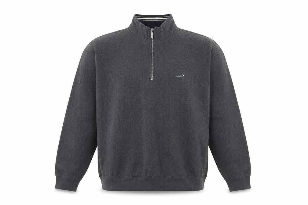 SW Sportswear Men's Grey XL 1/4 Zip Sweatshirt