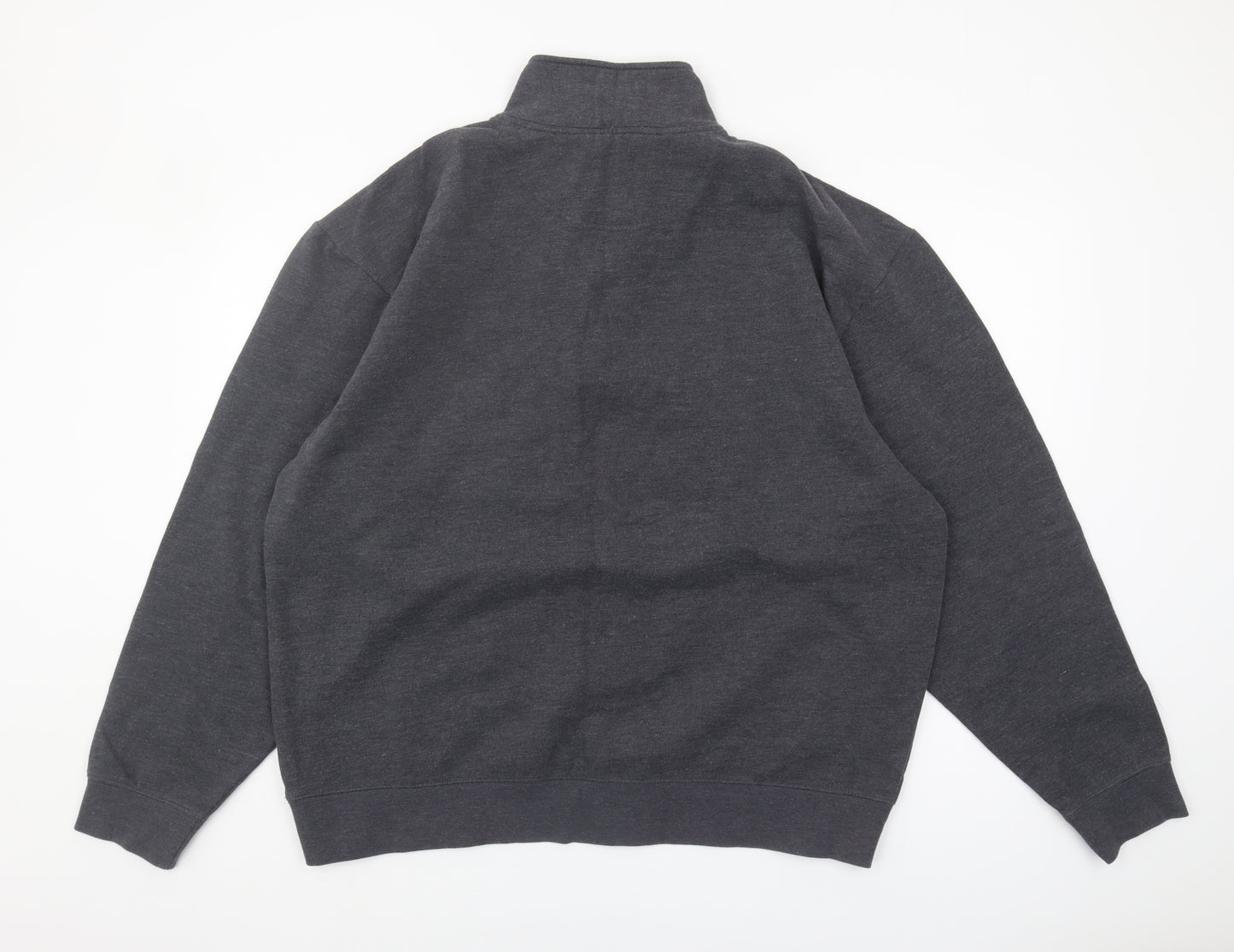 SW Sportswear Men's Grey XL 1/4 Zip Sweatshirt