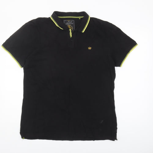 Next Men's Black Polo Shirt XL