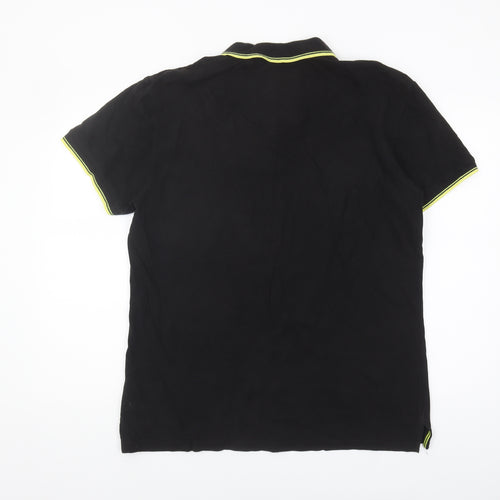 Next Men's Black Polo Shirt XL