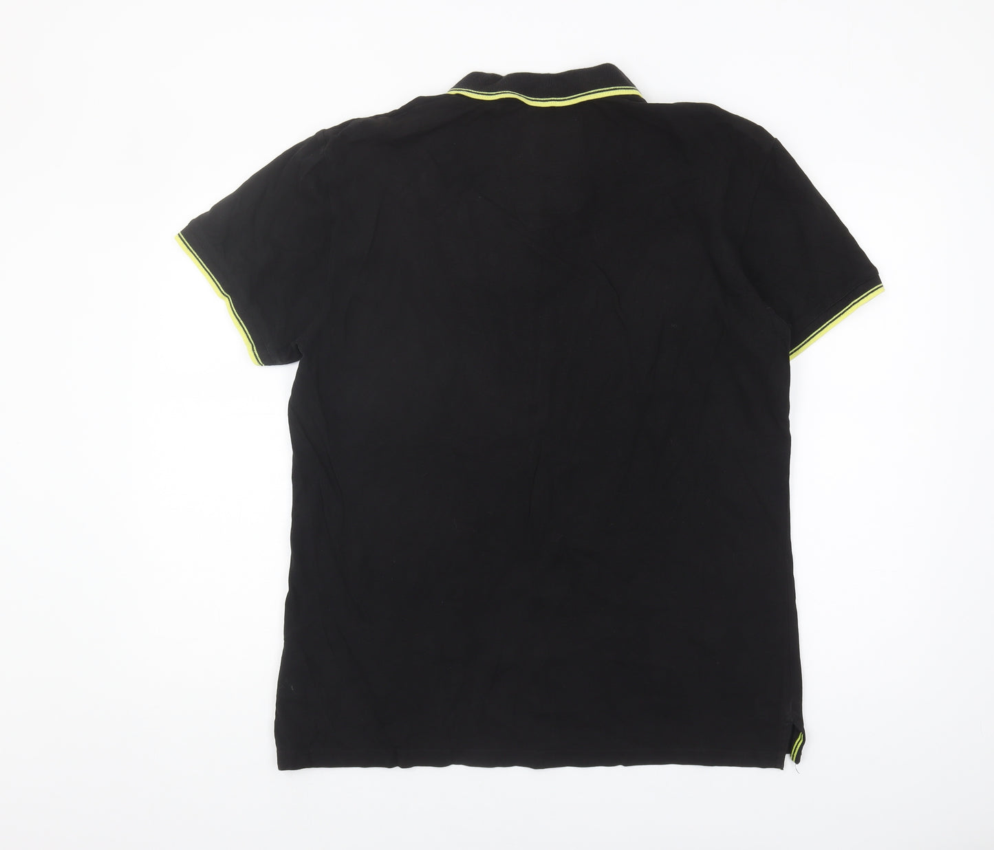 Next Men's Black Polo Shirt XL
