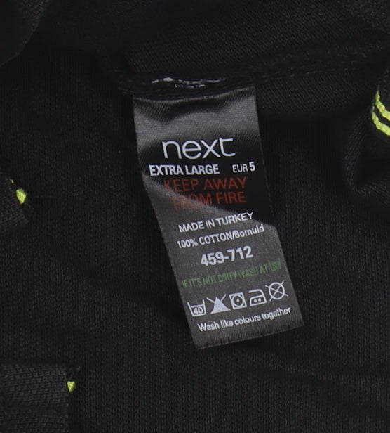 Next Men's Black Polo Shirt XL