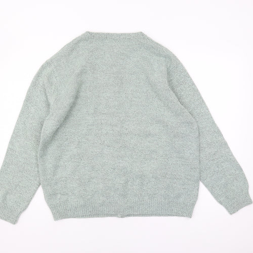 Damart Women's Grey Cardigan, Size 22/24, Winter Regular Fit