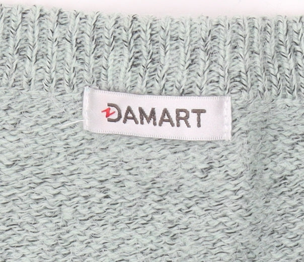 Damart Women's Grey Cardigan, Size 22/24, Winter Regular Fit