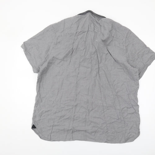 Jeff Banks Men's Geometric Short Sleeve Shirt 2XL