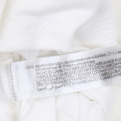 Zara Women's Ivory Corduroy Jacket S Casual